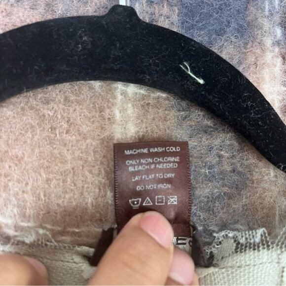 Multiples Vest Womens Small Vegan Leather Floral Lace Boho Hippy Lagenlook - Picture 8 of 11